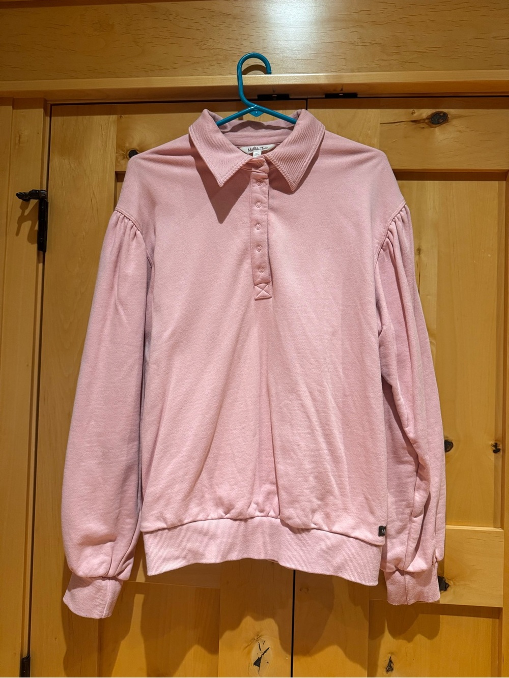 Matilda Jane Blush Pink Collared Pullover Sweatshirt